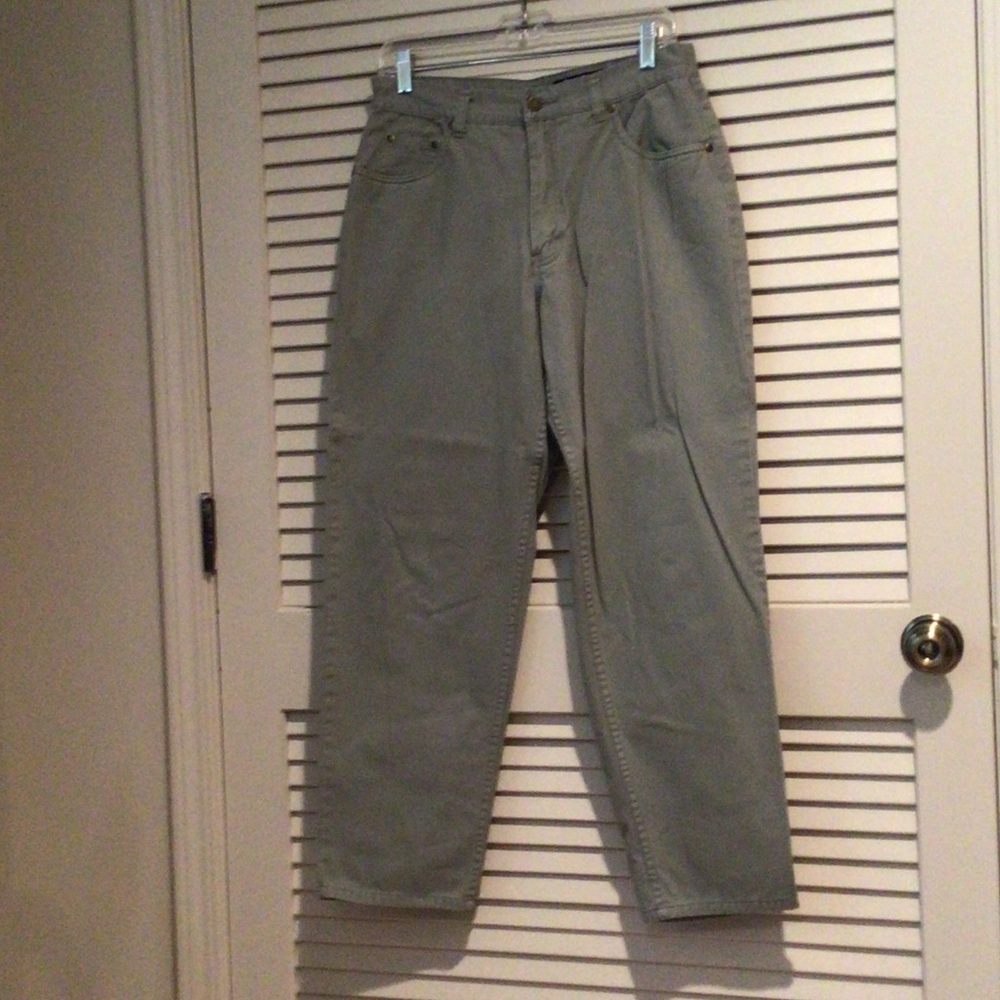 Eddie Bauer Denim Women's Straight Leg Jeans - 12P khaki